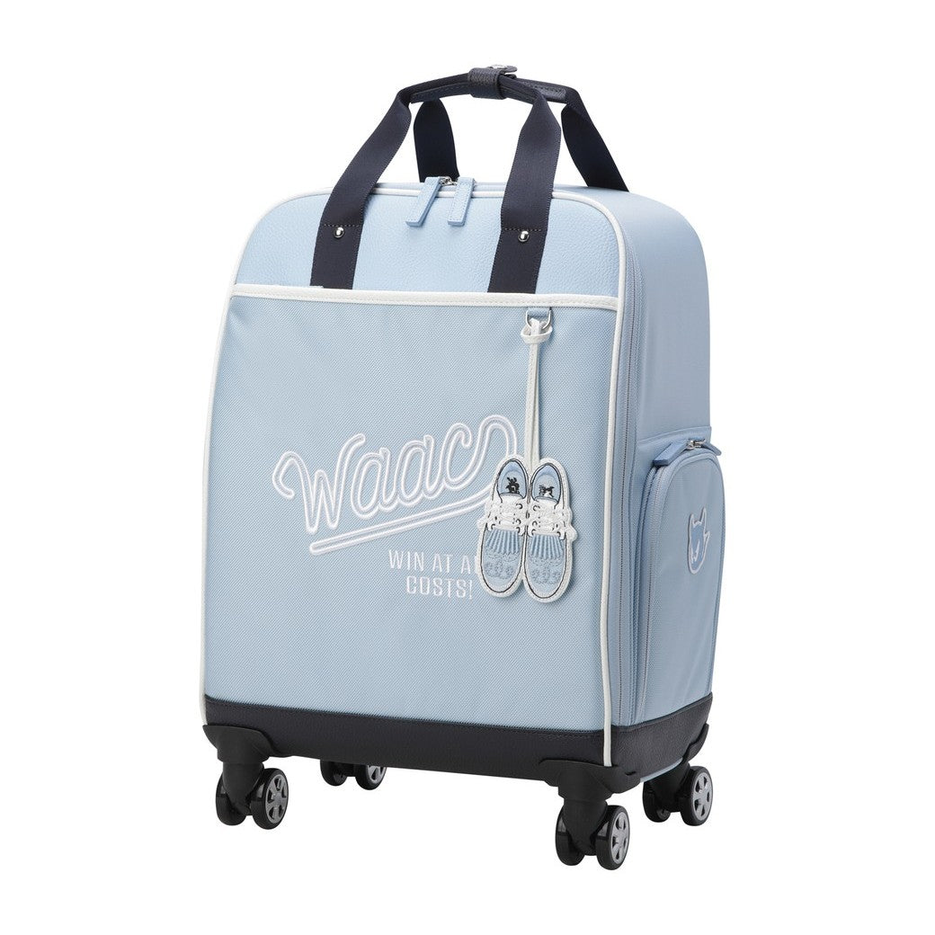 UNISEX 4輪ボストンバッグ ライトブルー