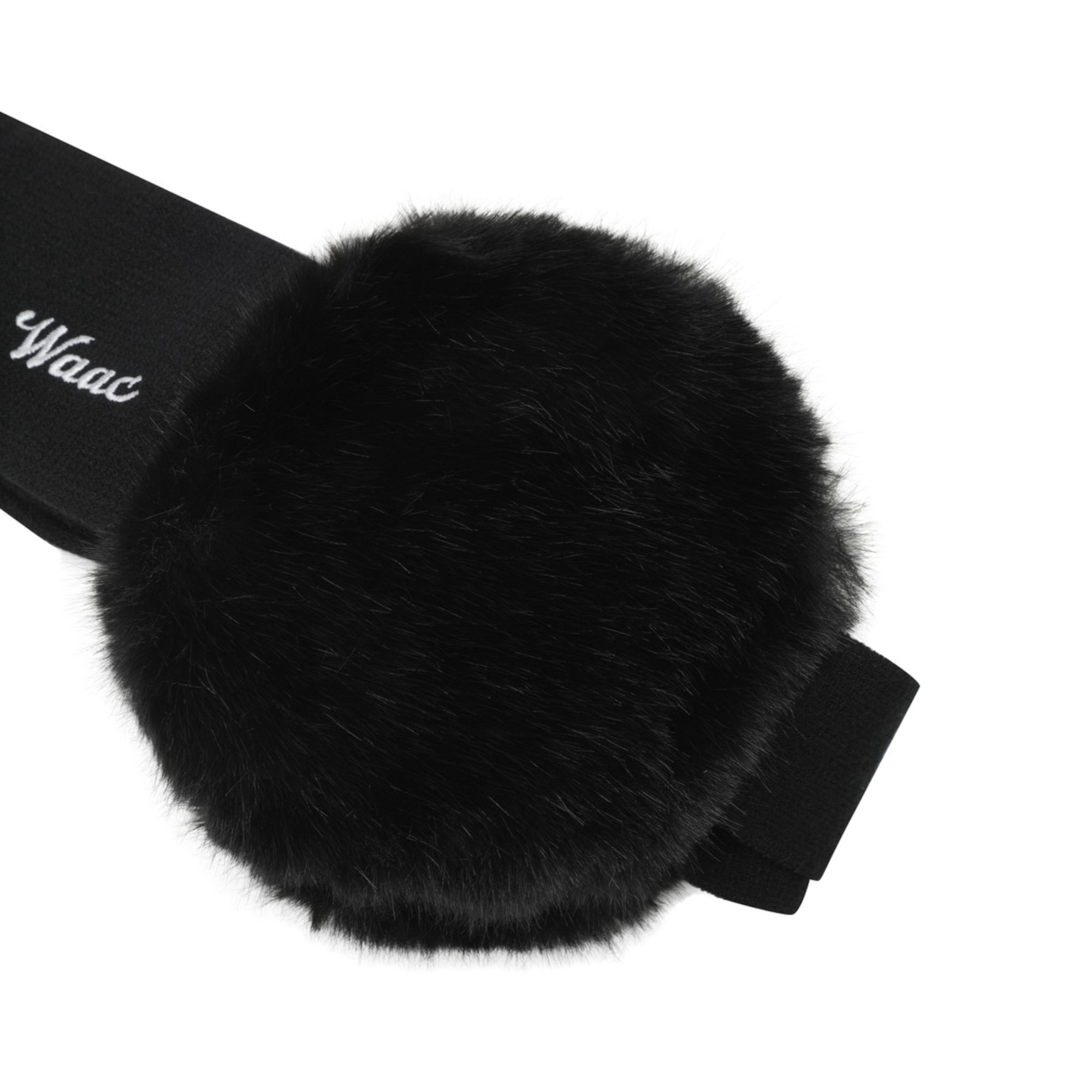 WOMEN ファーイヤーウォーマー ブラック