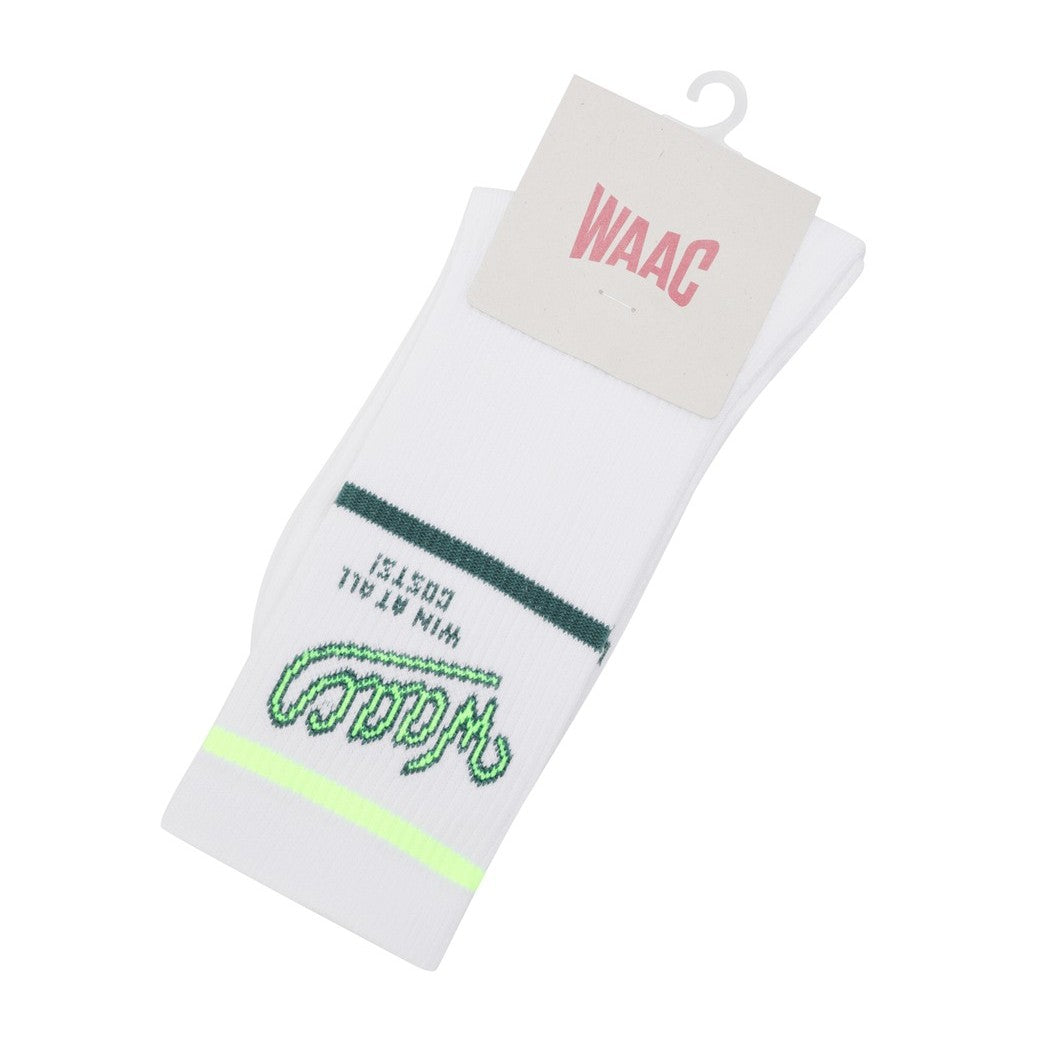 WOMEN シーズンロゴ ミドルソックス グリーン