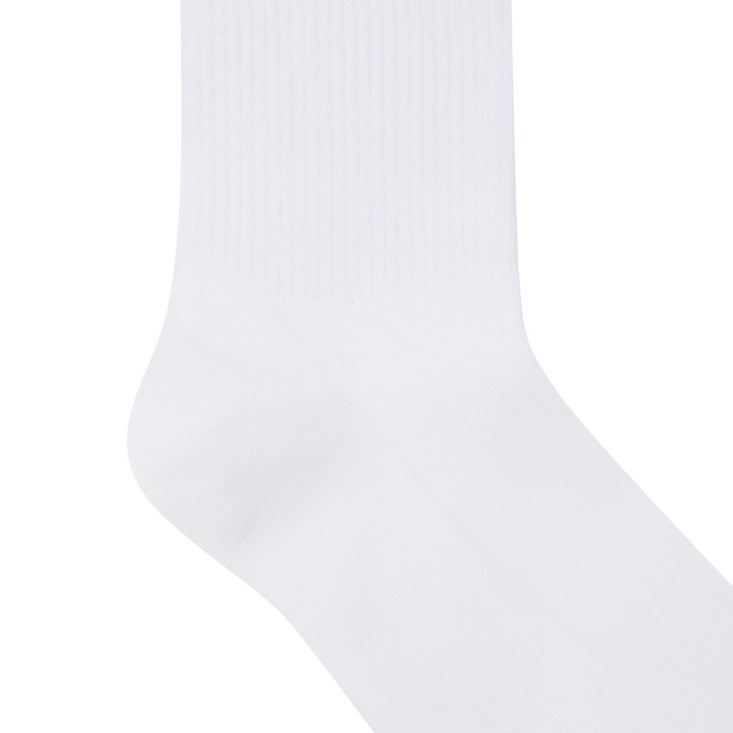 UNISEX カラーロゴ ミドルソックス ブルー