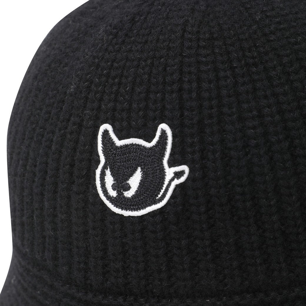 WOMEN ESSENTIAL ニットハット ブラック