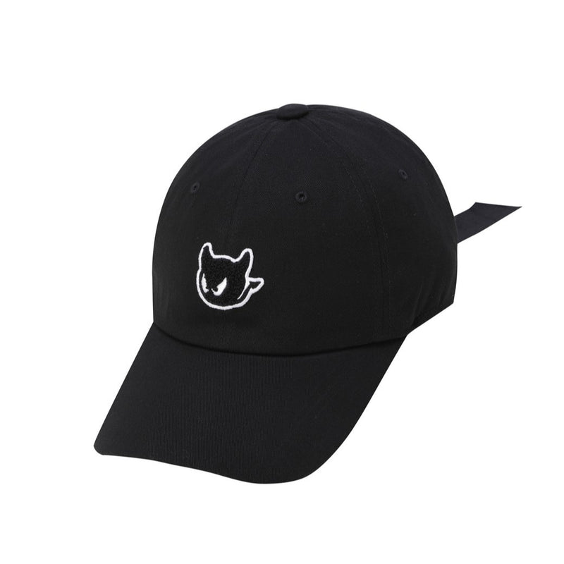 UNISEX リボンキャップ ブラック