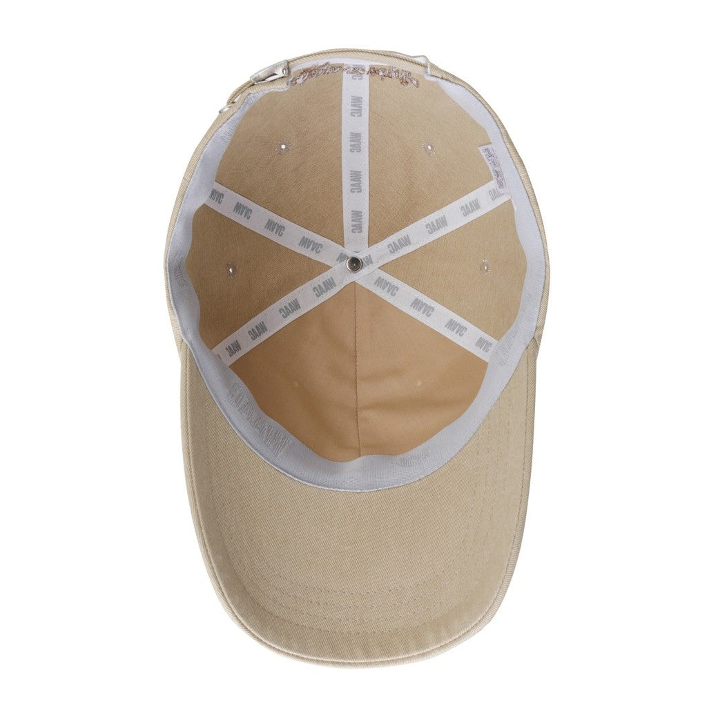 UNISEX コットンキャップ ベージュ