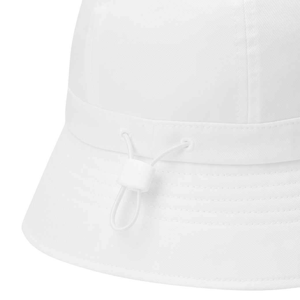 UNISEX ロゴバケットハット ホワイト