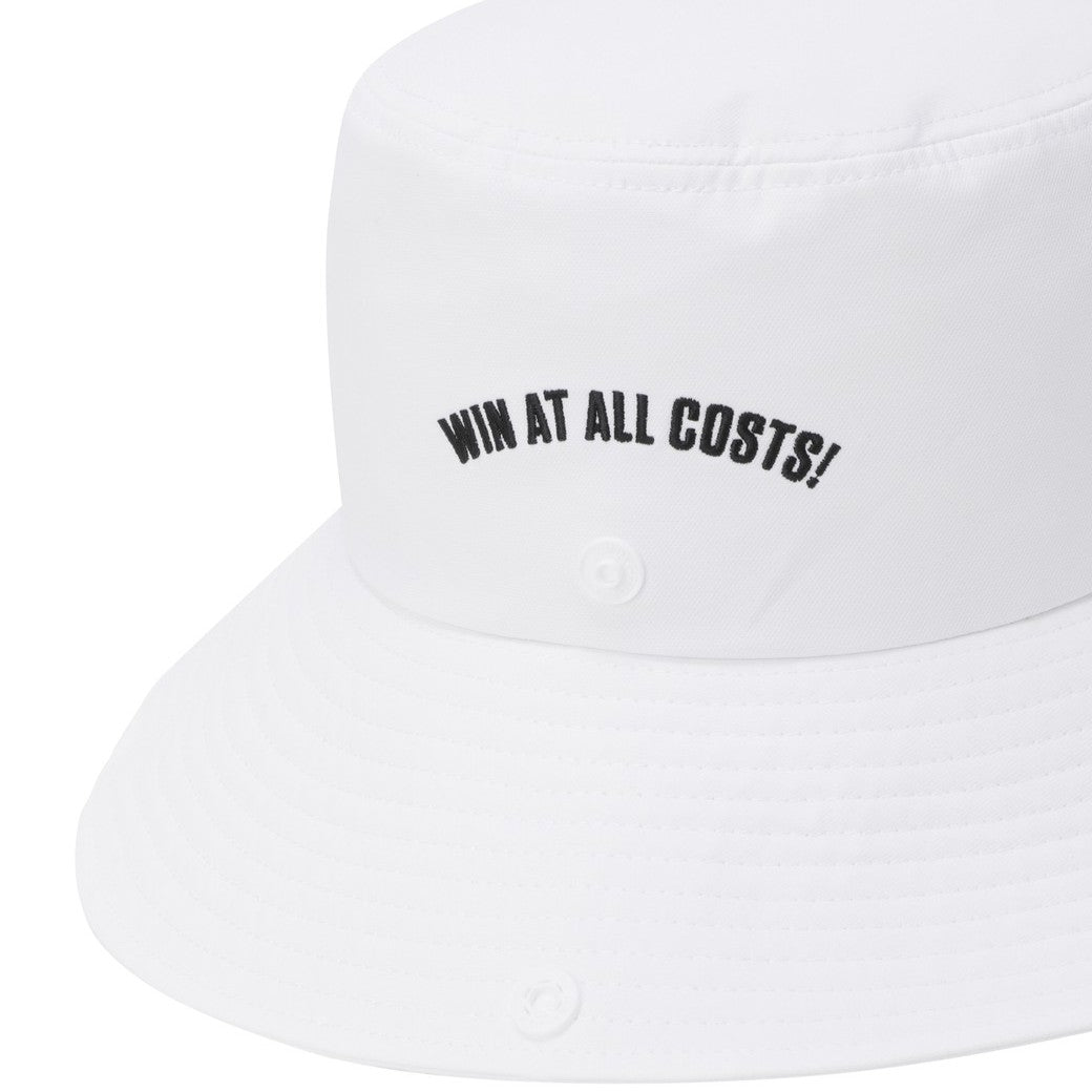 COOLMAX ストラップ付きバケットハット ホワイト