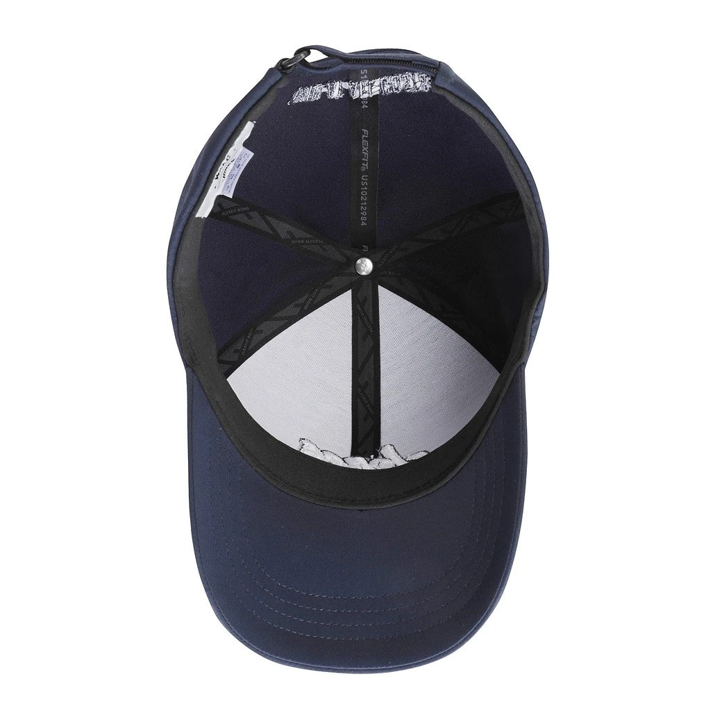 UNISEX カーブロゴキャップ ネイビー