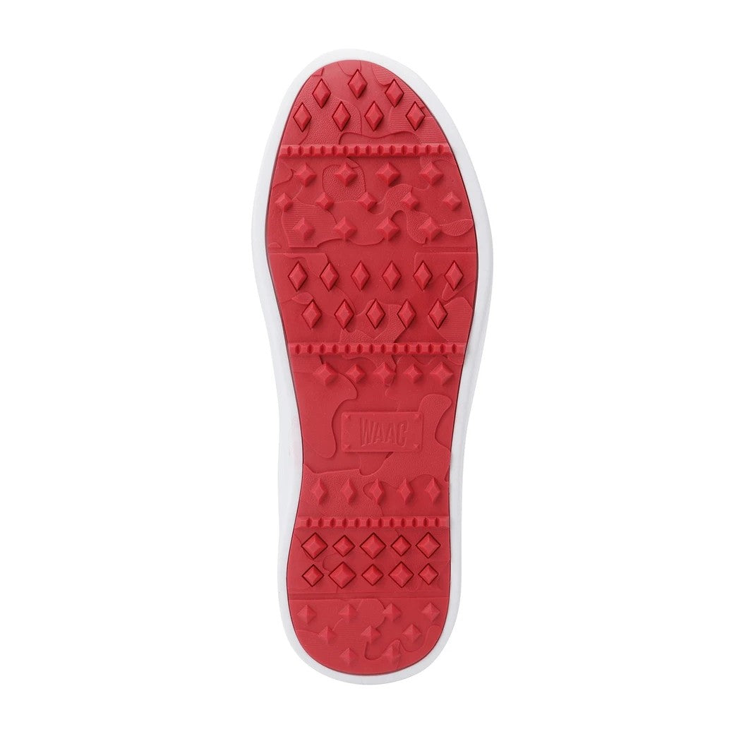 新品未使用 WAAC WOMENS BUTTER ゴルフシューズ WOMEN BUTTER26 シューズ レッド
