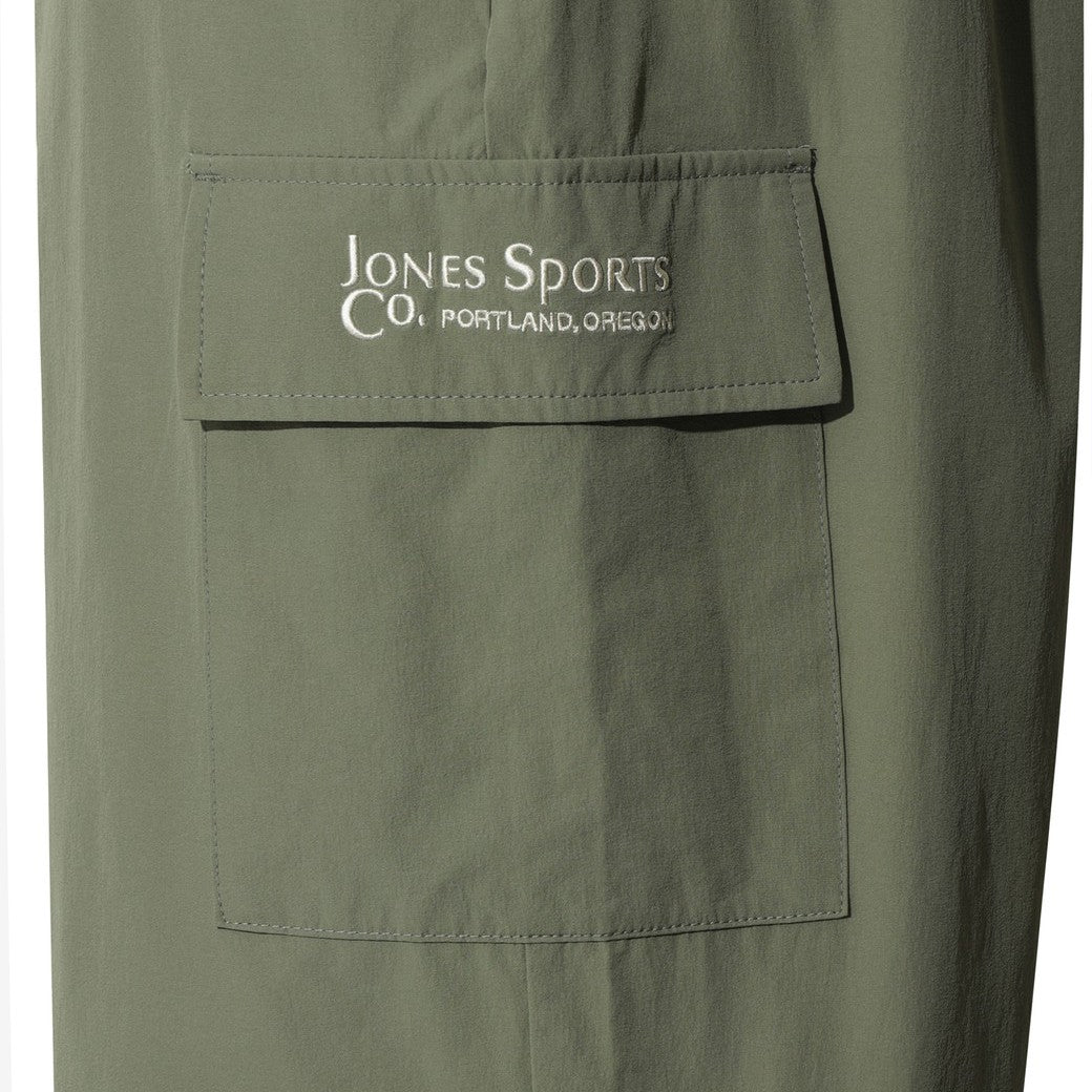 MEN ベルト付き カーゴショートパンツ カーキ