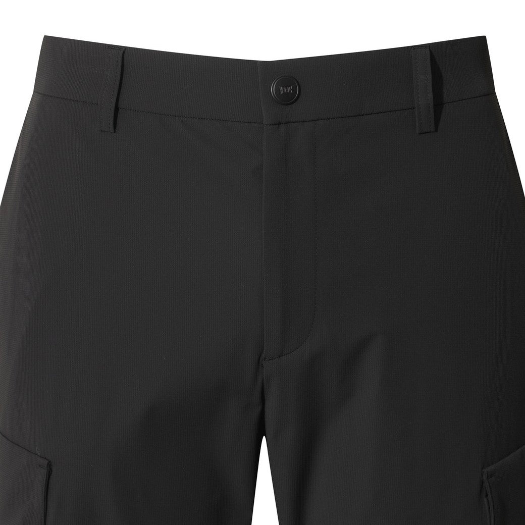 MEN トリコットハイブリットジョガーパンツ ブラック