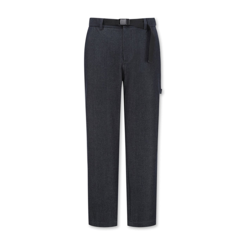 MENS ルーズテーパードベルテッドパンツ ネイビー/072344410