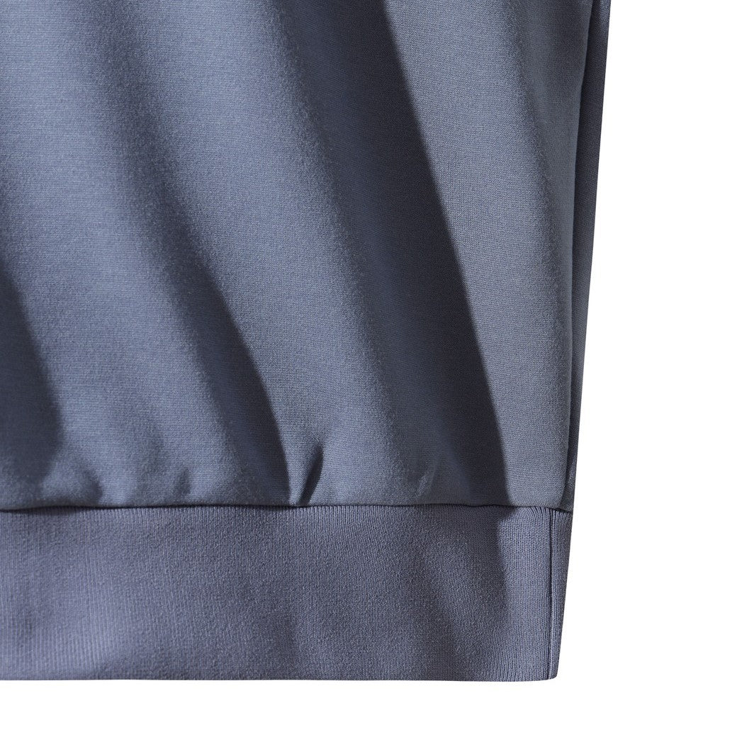 【WAAC X JONES】MEN スウェットポロシャツ サックスブルー