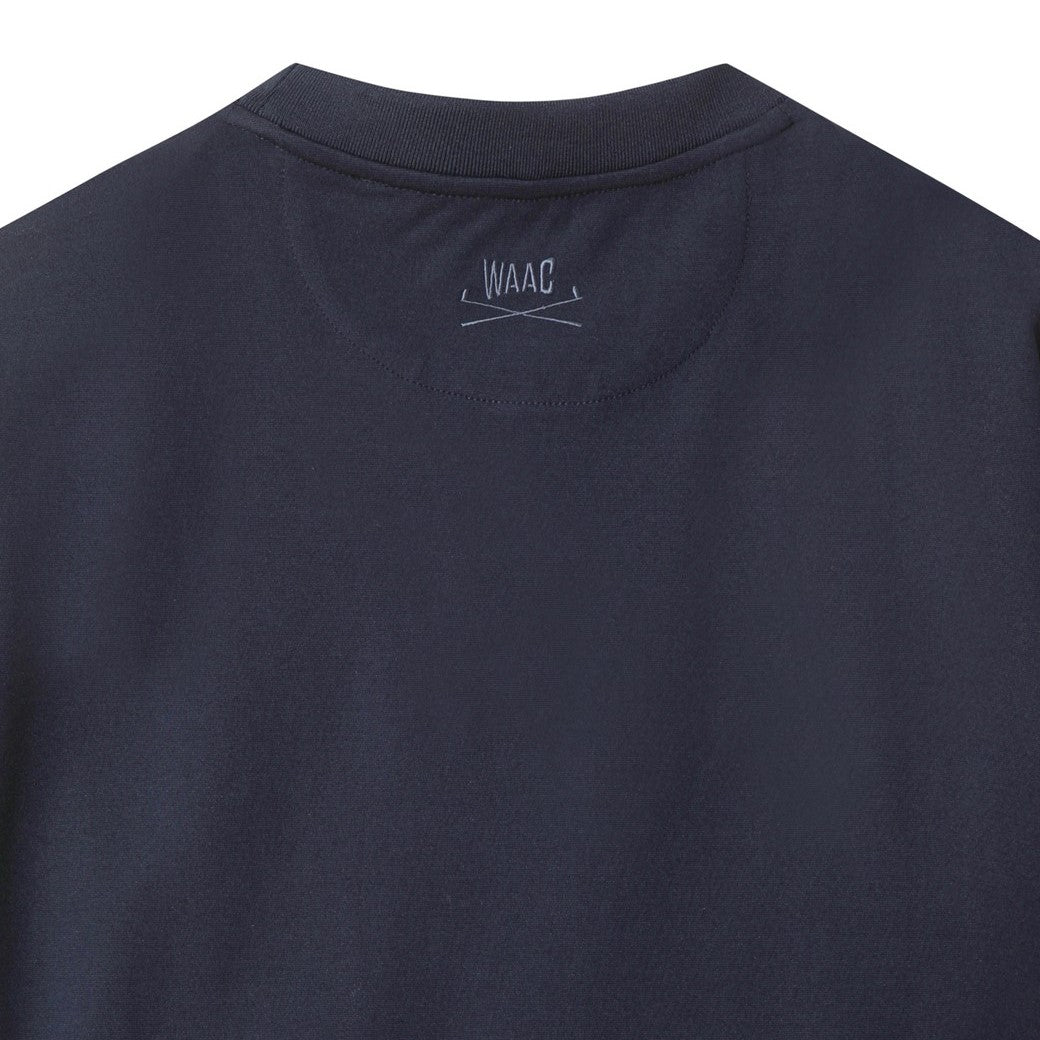 【WAAC X JONES】MEN グラフィッククルーネックTシャツ ネイビー