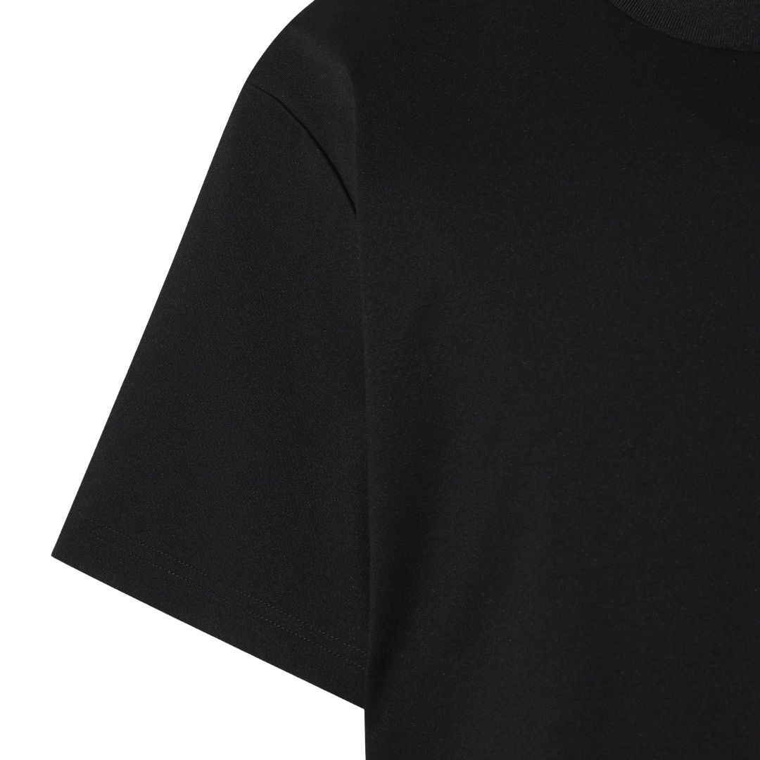 UNISEX シーズングラフィックロゴ クルーネックTシャツ ブラック