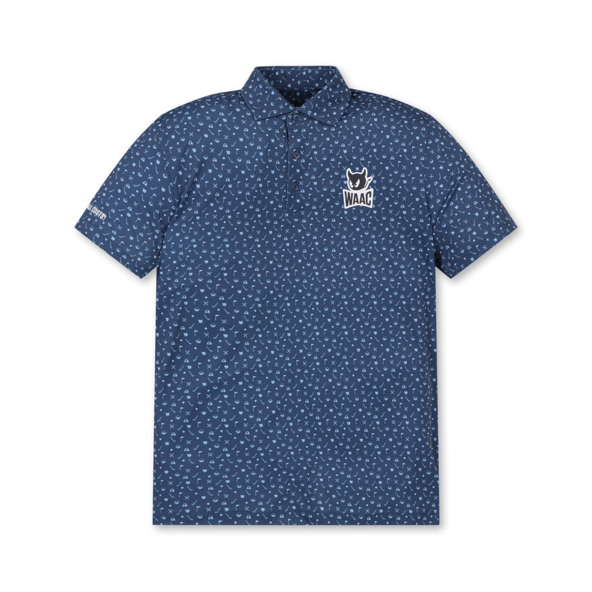 24AW 新作】MENS PLAYERS WAACKYプリントポロ ネイビー/072342034 