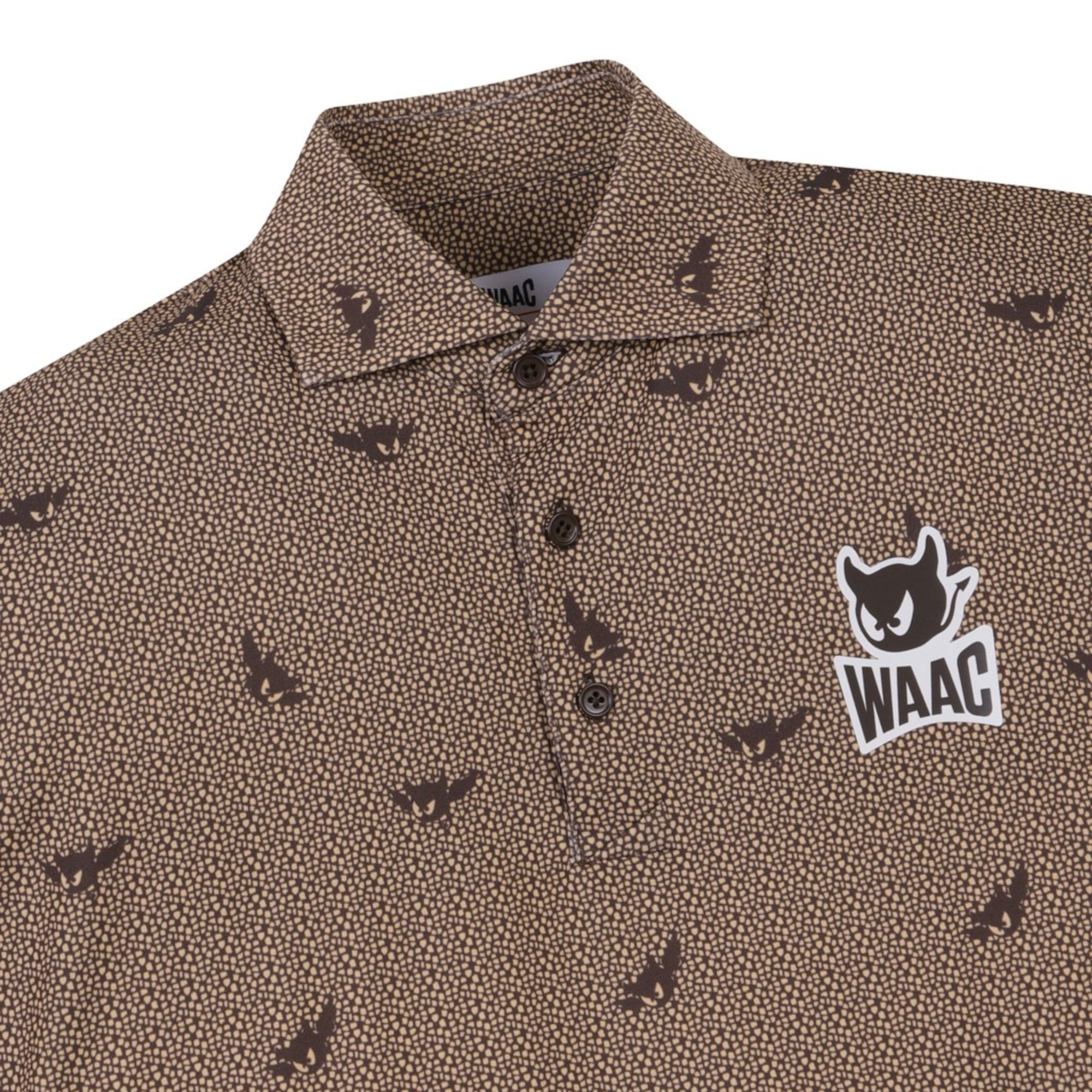 【24AW】MENS PLAYERS FLYING WAACKYポロ ブラウン/072342035