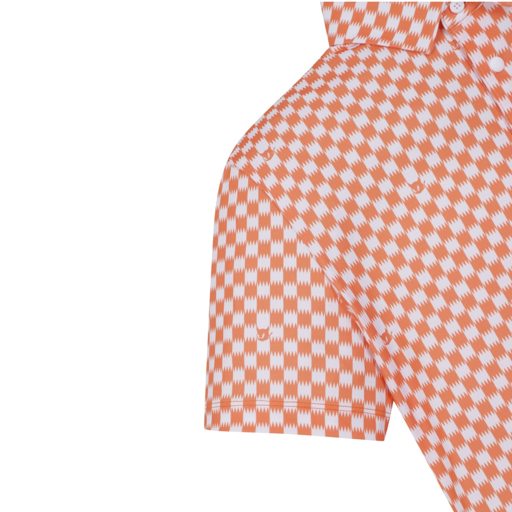 MENS ZIGZAG WAACKYポロ オレンジ/072342037