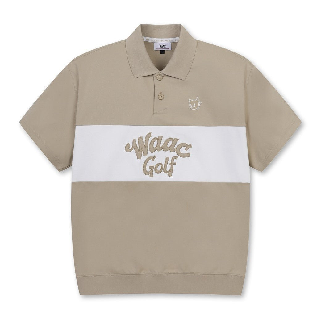 【25SS 新作】MEN WAACKYオーバーサイズスウェットシャツ ベージュ