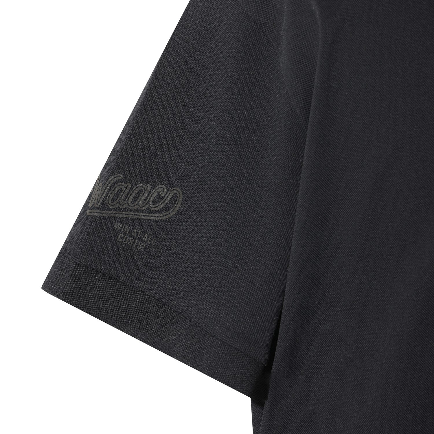 MEN カラーポイントポロシャツ ブラック