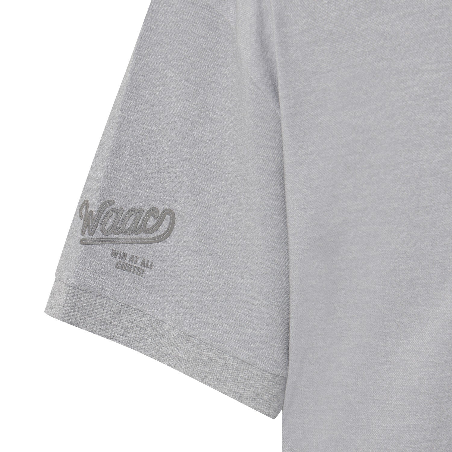 MEN カラーポイントポロシャツ グレー