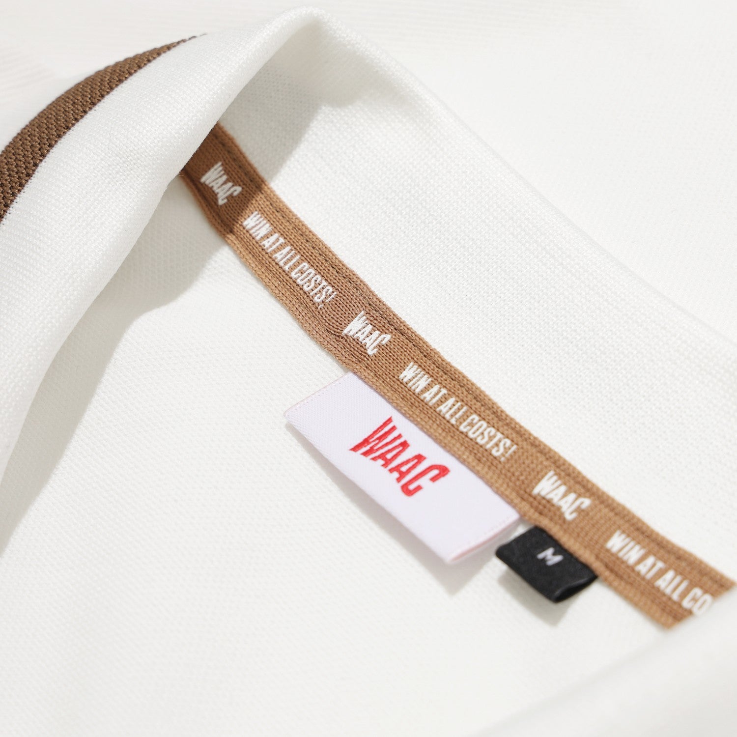 MEN カラーポイントポロシャツ ホワイト