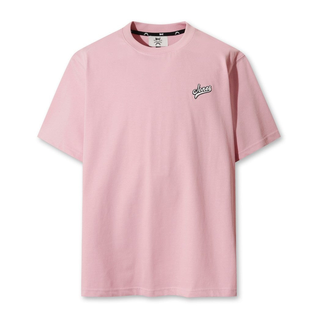 yellow roseグリーンM①ピンク４L①シャドウロゴクールTシャツ MEN ROSE クルーネックTシャツ ライトピンク