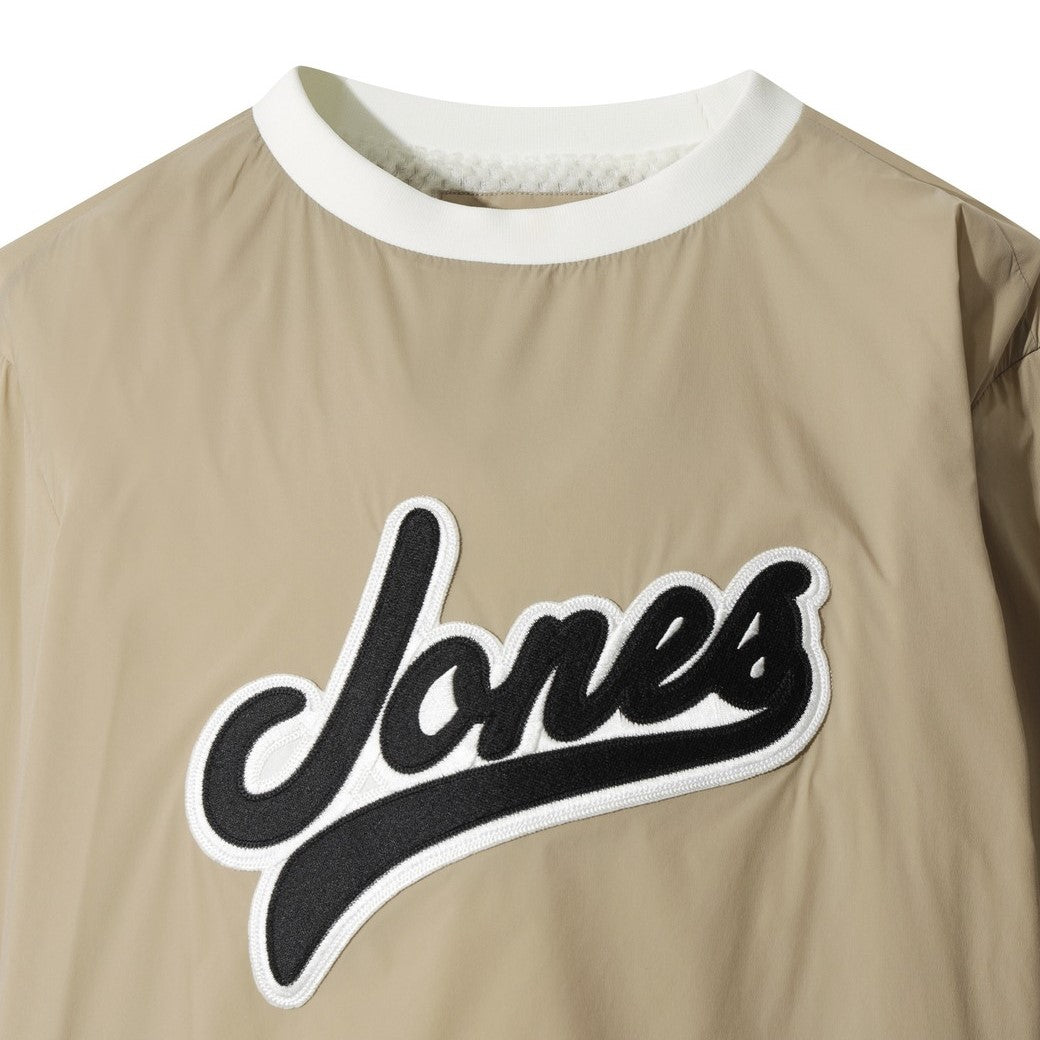 WAAC X JONES】MEN ロゴウィンドブレーカープルオーバー ベージュ