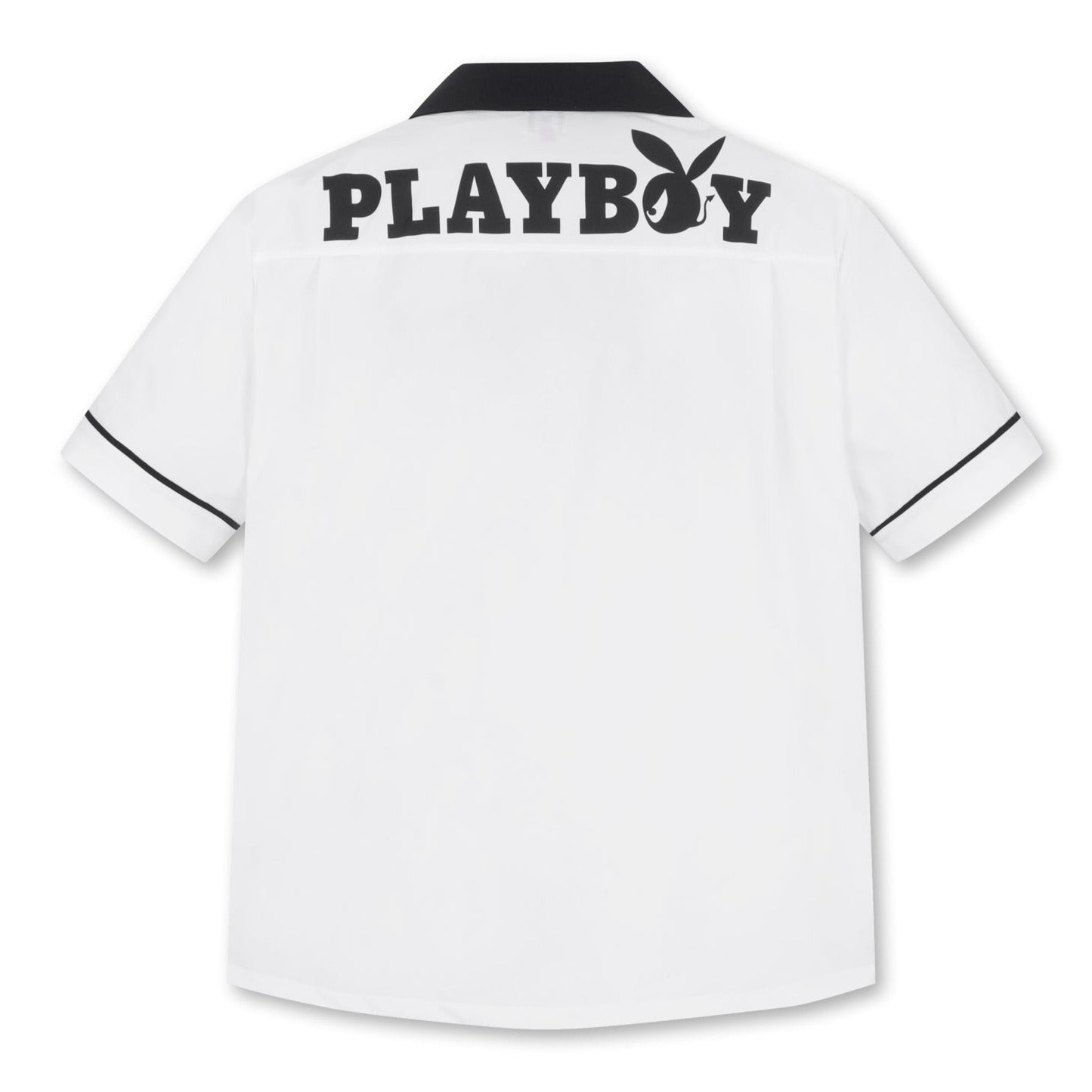 MENS PLAYBOYコラボ オープンカラーシャツ /072332241