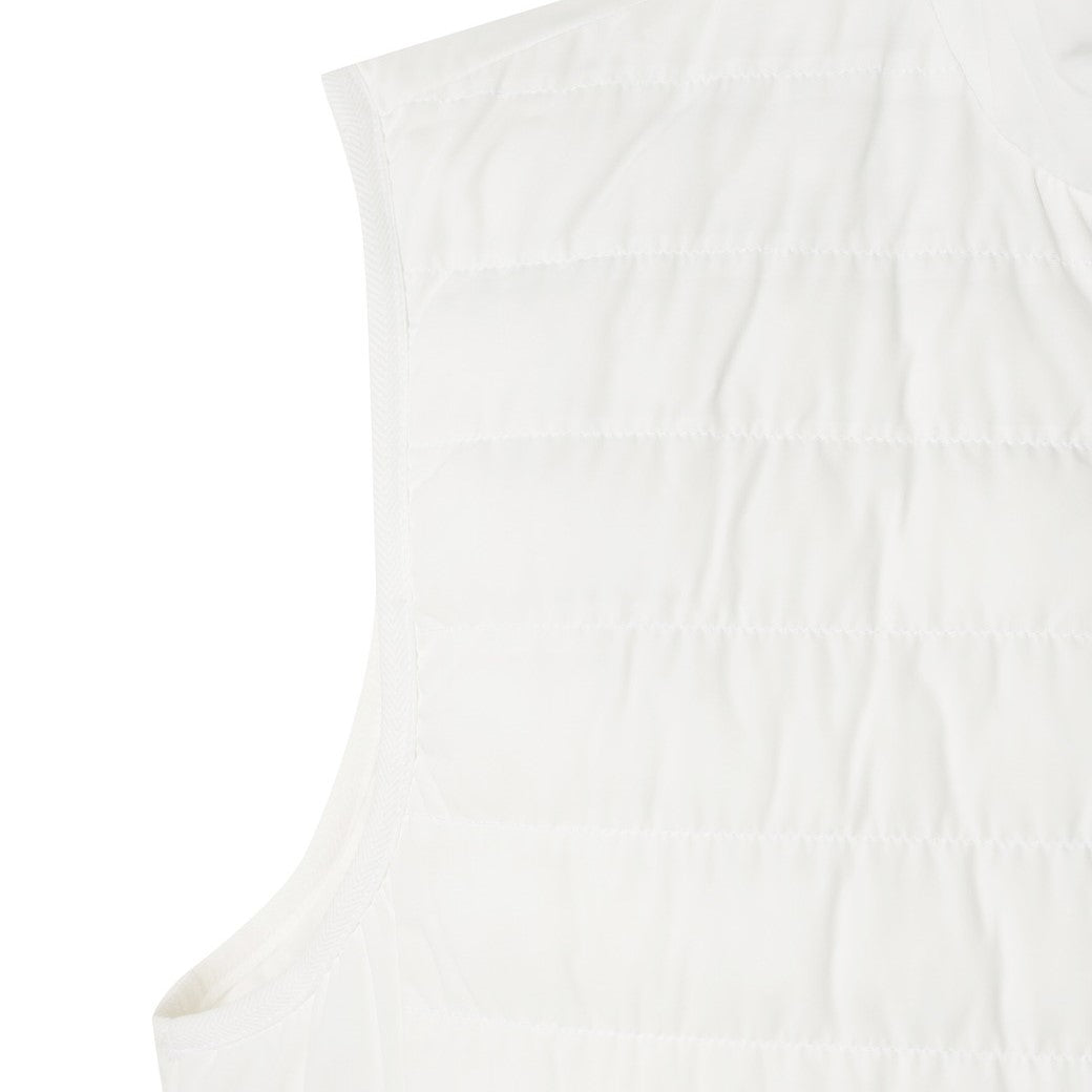 WAAC メンズ【1001】定番ベスト ホワイト MEN パデッドフルジップベスト ホワイト