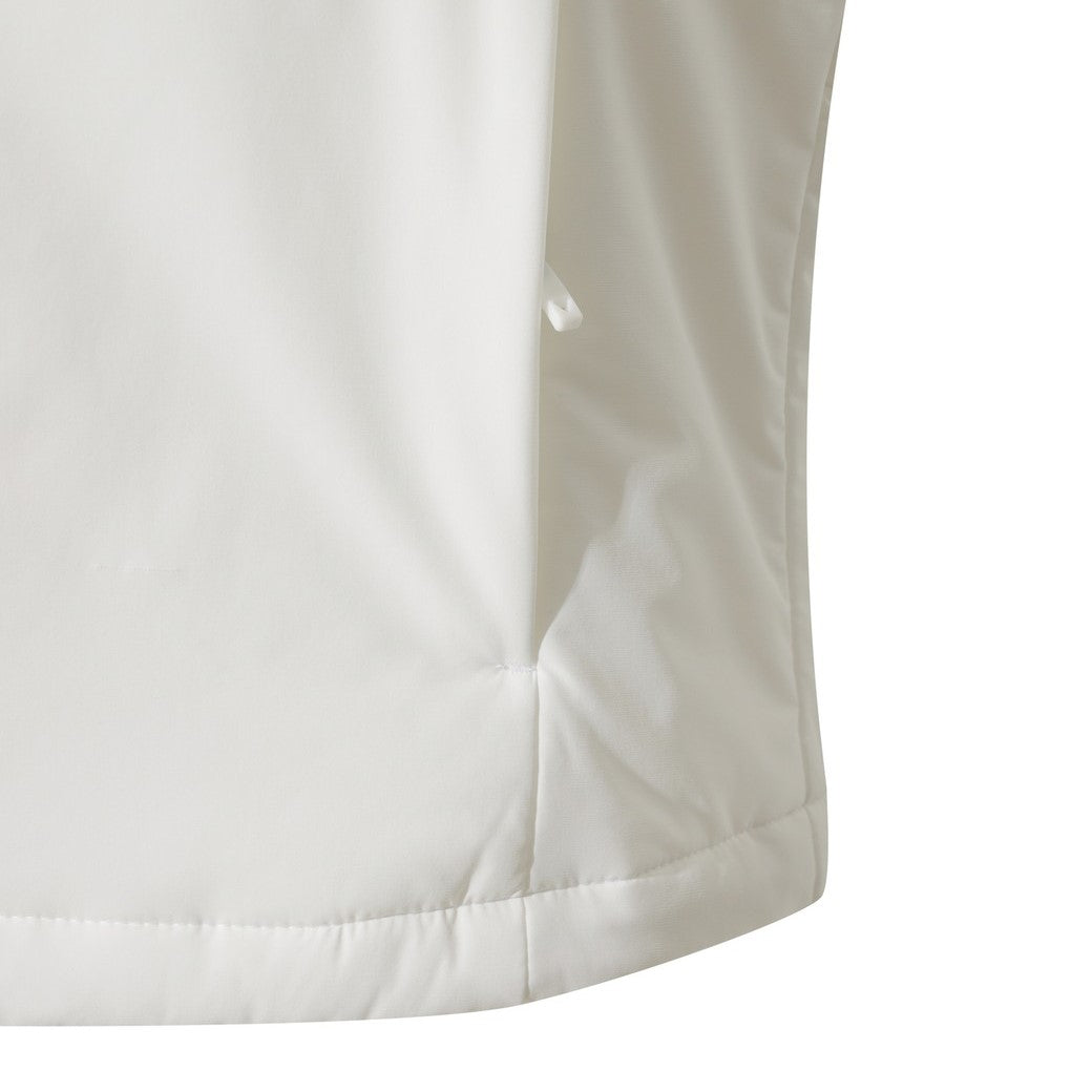 MEN パデッドフルジップベスト ホワイト