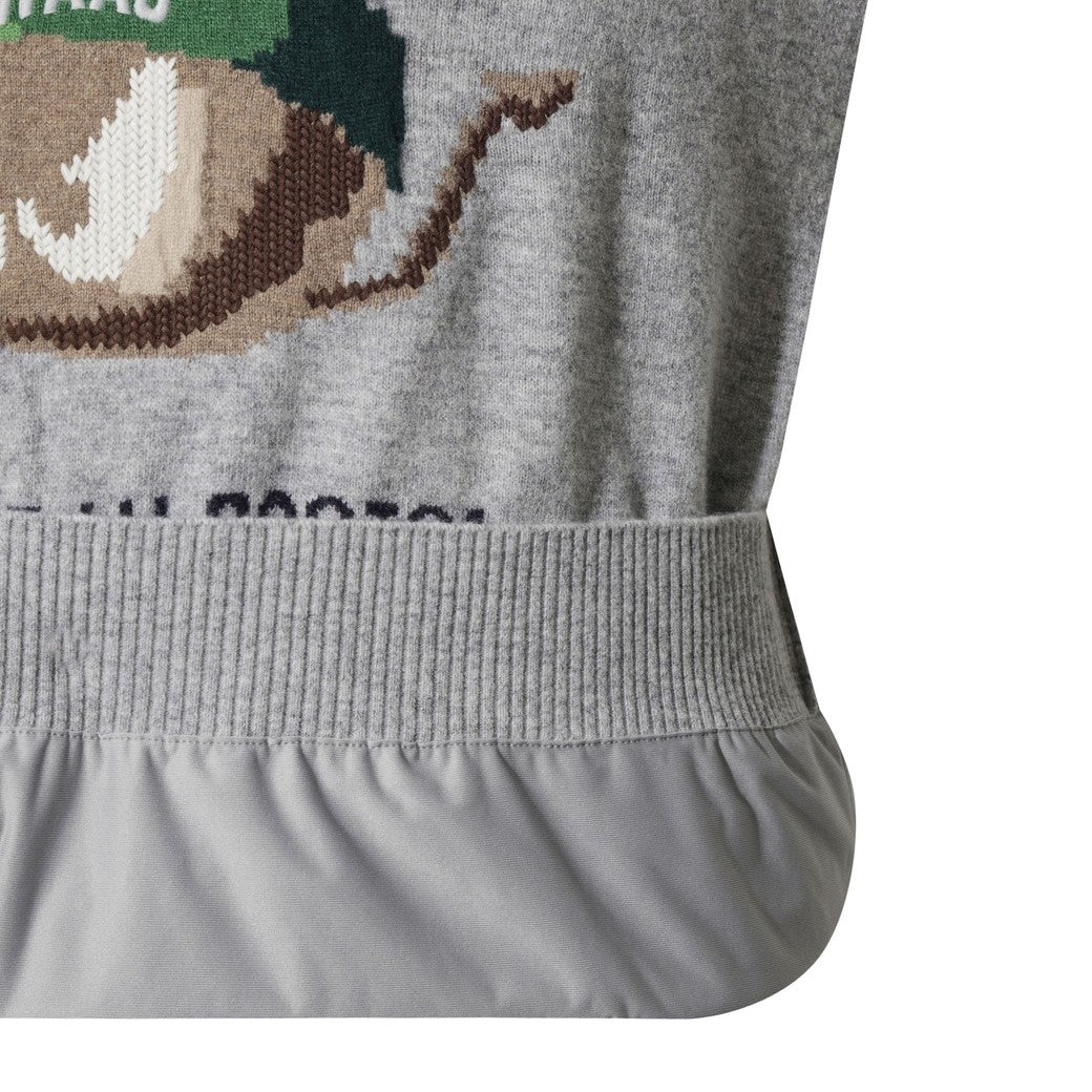 MEN BEANIE WAACKYセーター グレー