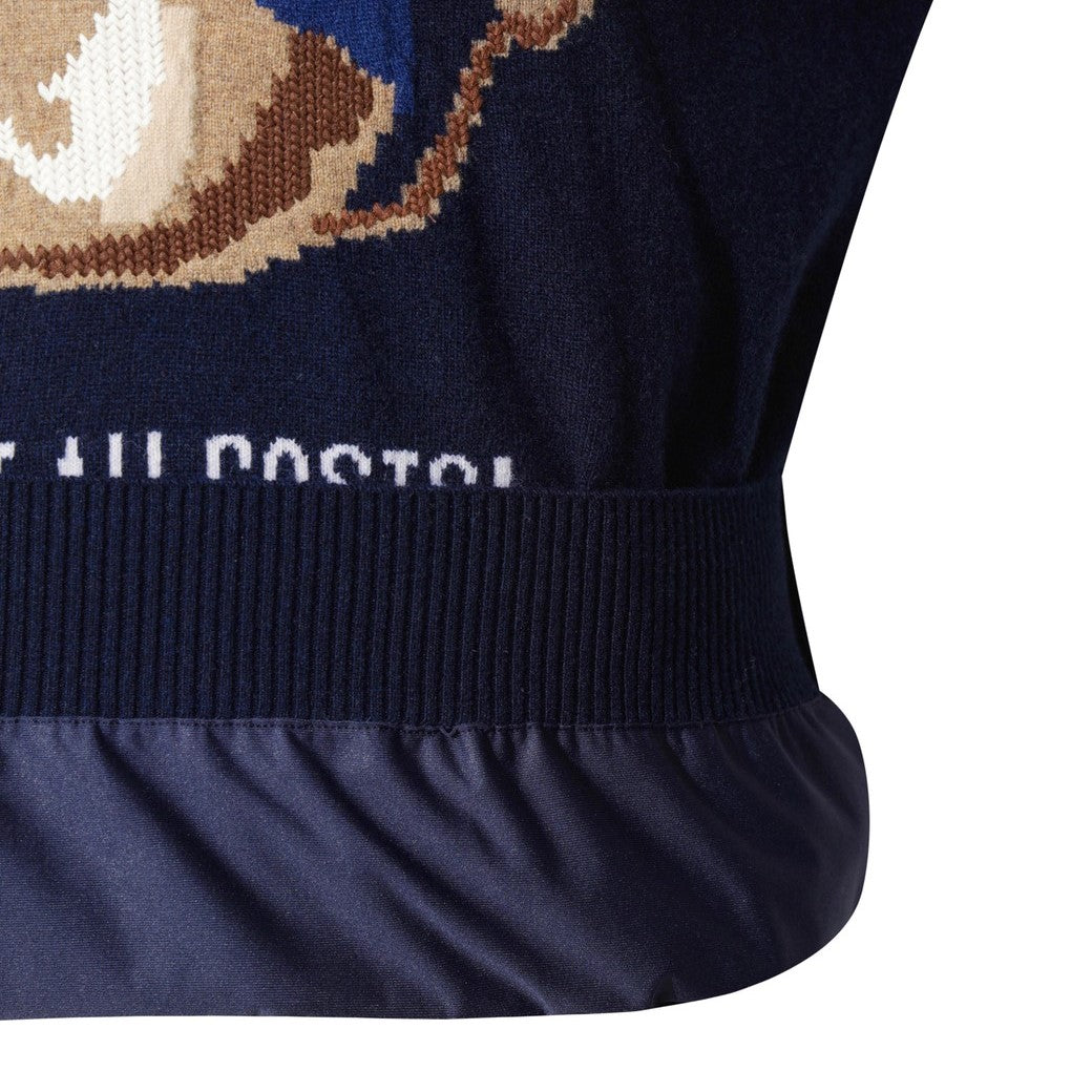 MEN BEANIE WAACKYセーター ネイビー