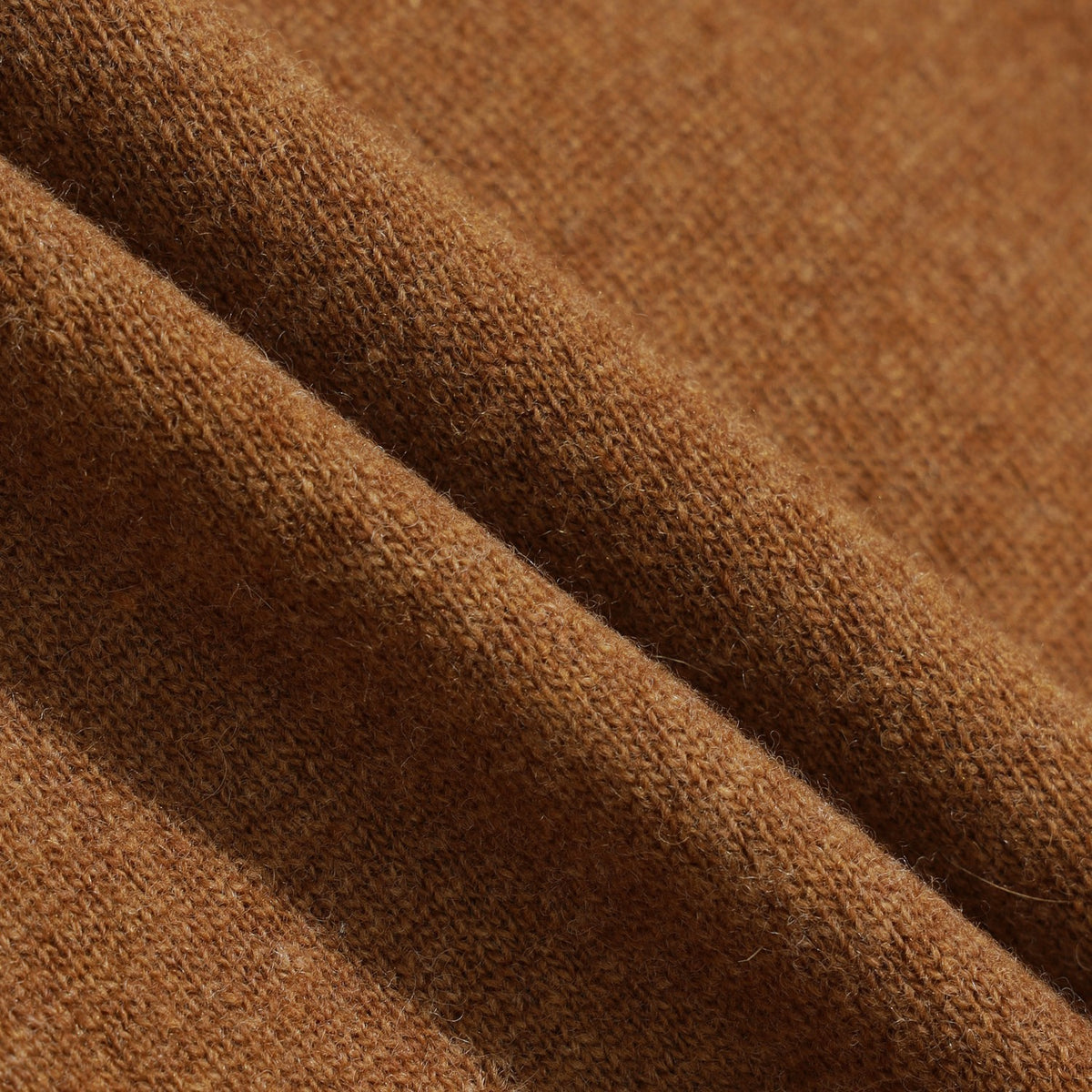 MEN SPACE WAACKY WOOL100 WINDPROOFセーター ブラウン