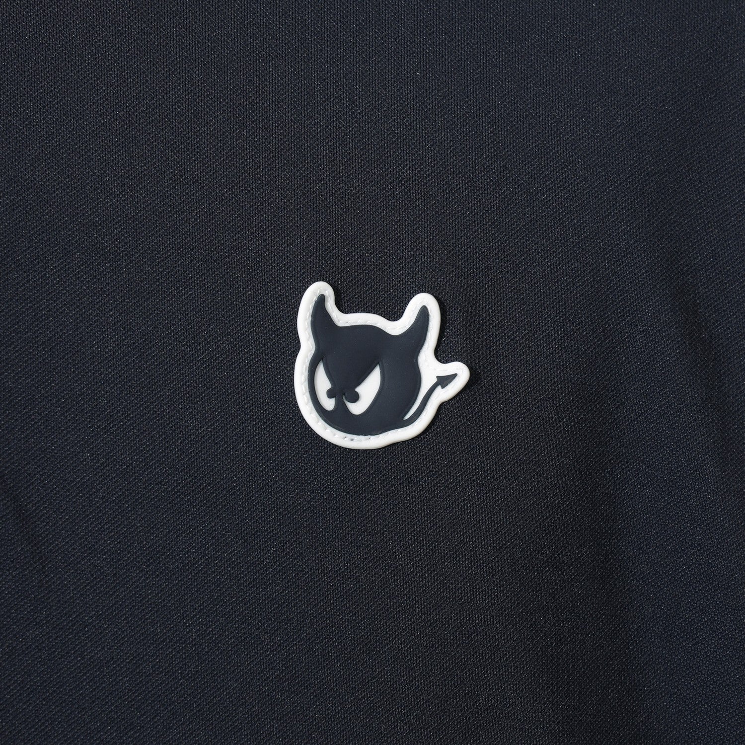 MEN UV バックロゴライン ポロシャツ ネイビー