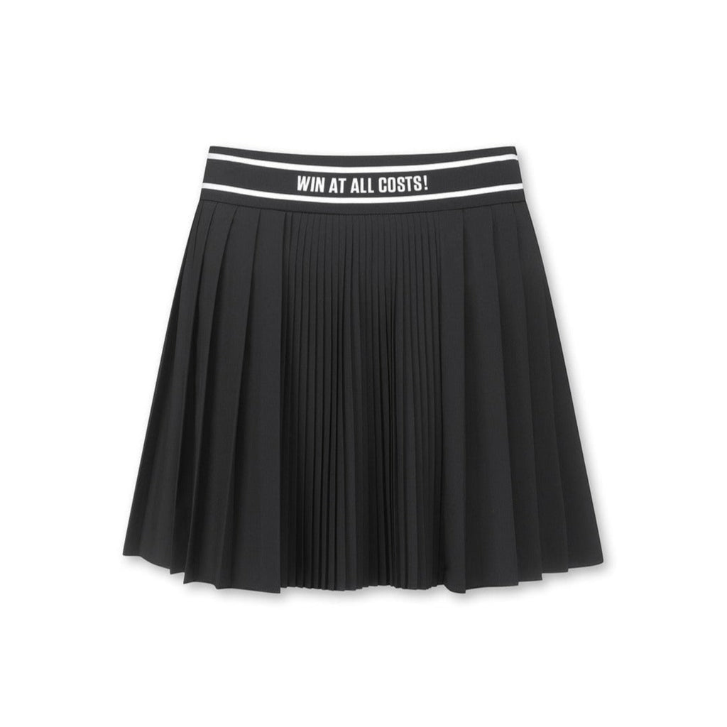 WOMENS アコーディオンプリーツキュロットスカート ブラック/072332357