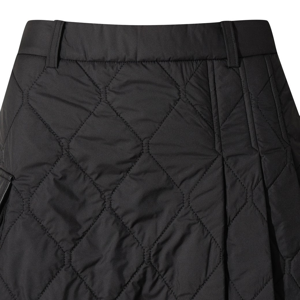 WAAC ワック 2wayスカート 中綿キルティング ブラック 新品未使用 WOMEN キルティングラップスカート ブラック