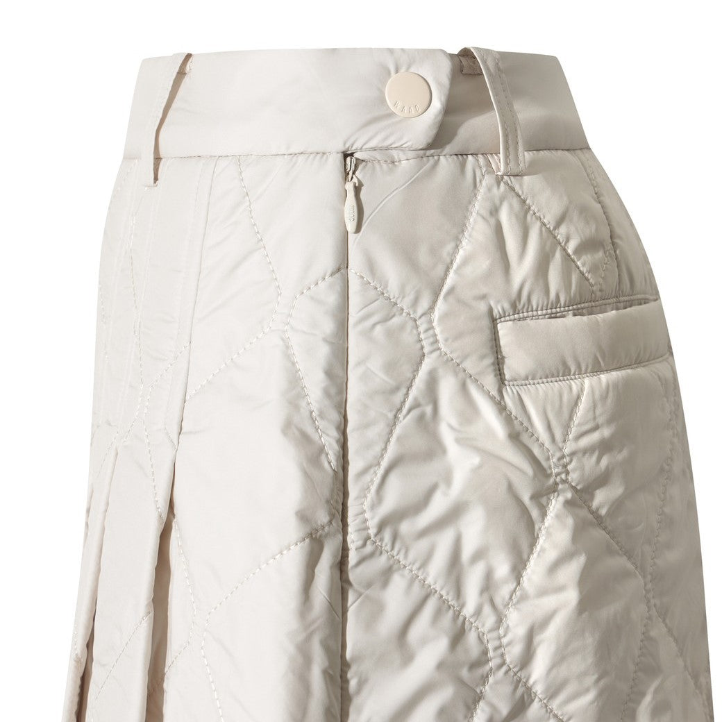 WOMEN キルティングラップスカート アイボリー