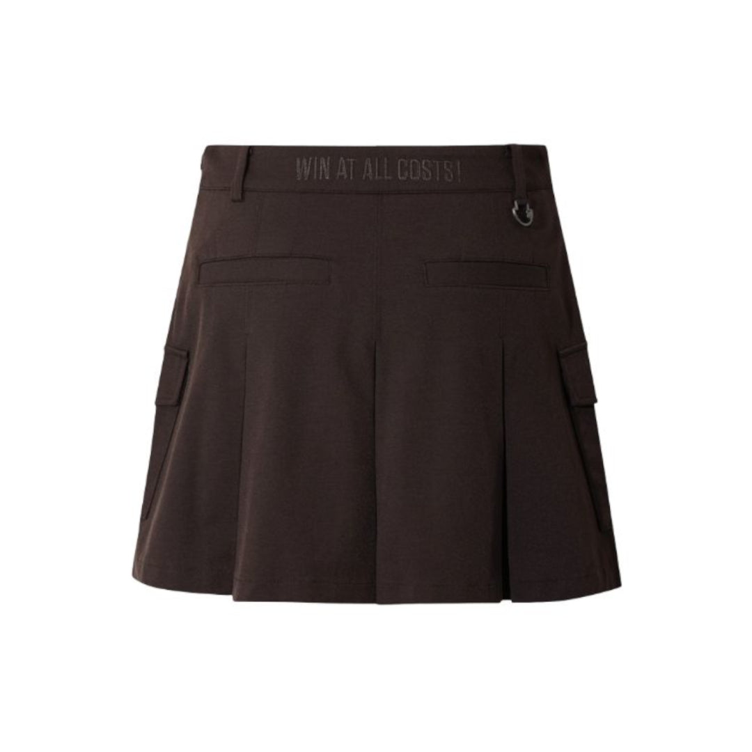 WOMEN ラップカーゴキュロットパンツ ブラウン