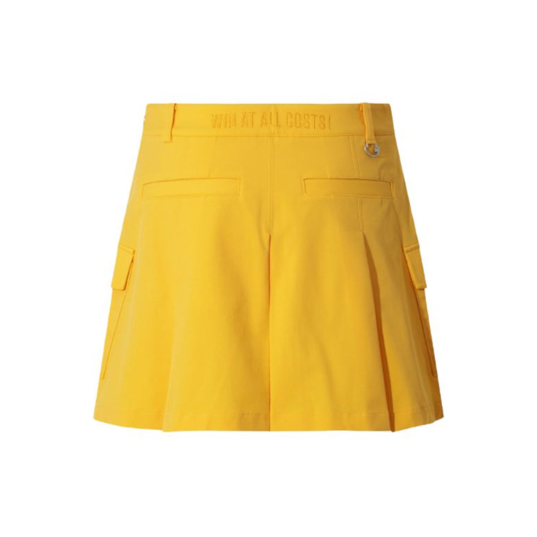 WOMEN ラップカーゴキュロットパンツ マスタード