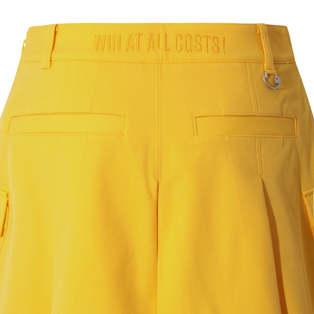 WOMEN ラップカーゴキュロットパンツ マスタード