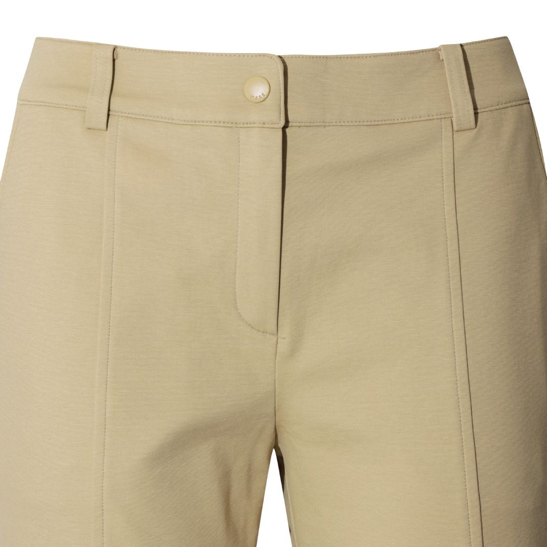 WOMEN スリムカット ストレッチパンツ ベージュ