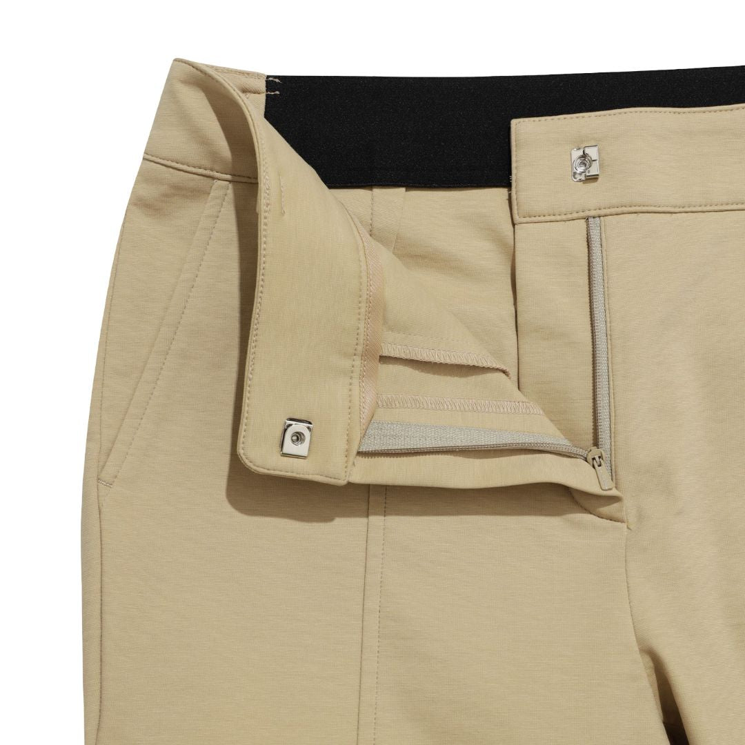 WOMEN スリムカット ストレッチパンツ ベージュ