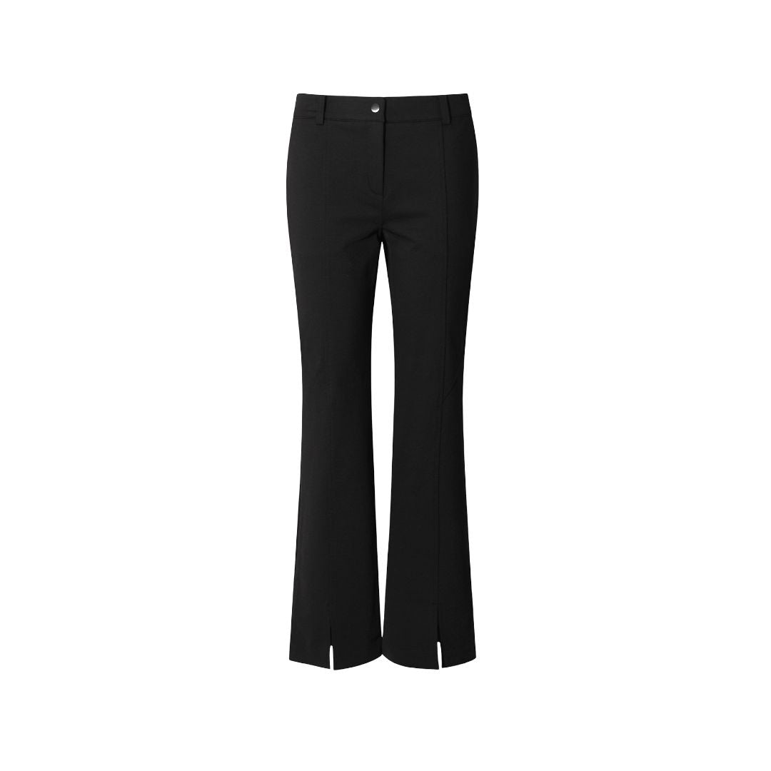 WOMEN スリムカット ストレッチパンツ ブラック