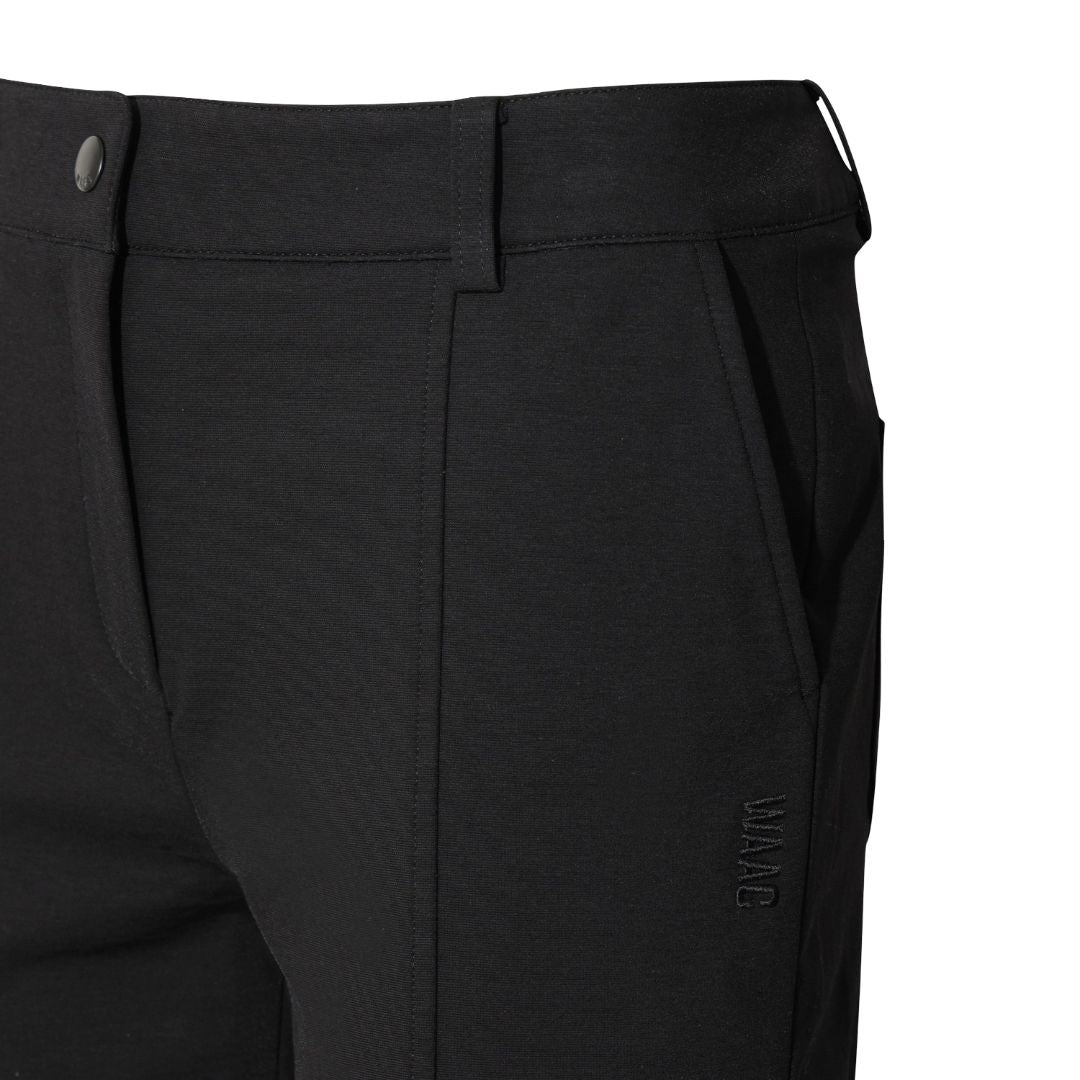 WOMEN スリムカット ストレッチパンツ ブラック
