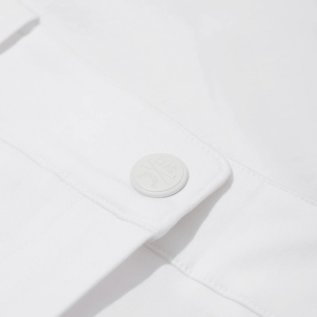 WOMEN カーゴショートパンツ ホワイト