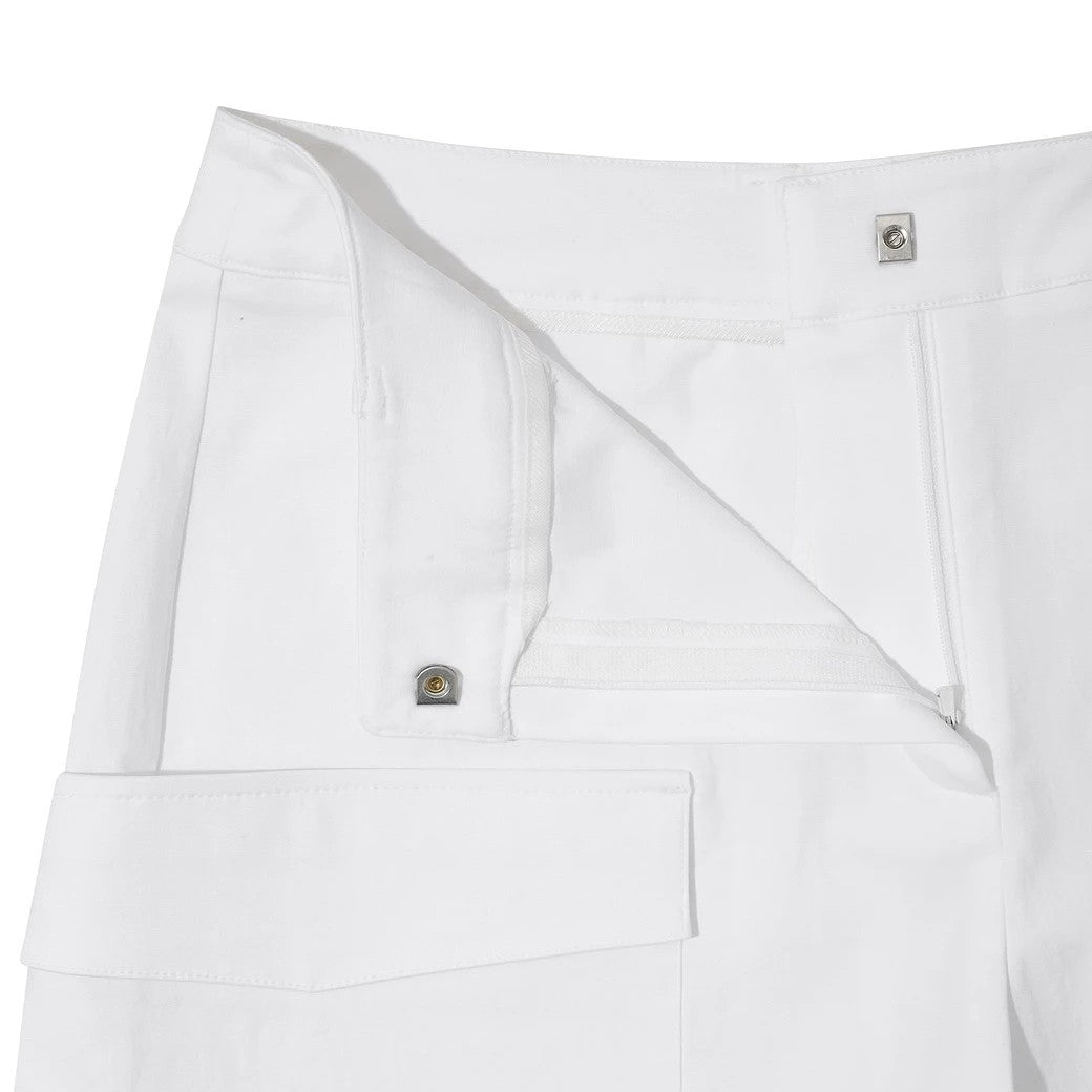 WOMEN カーゴショートパンツ ホワイト