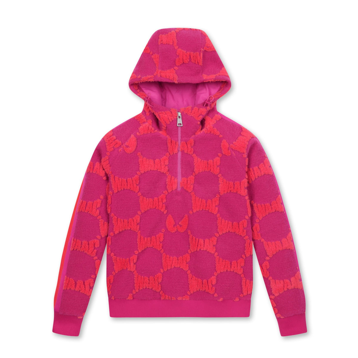 WOMENS ロゴパターン防風トップス ピンク/072334074
