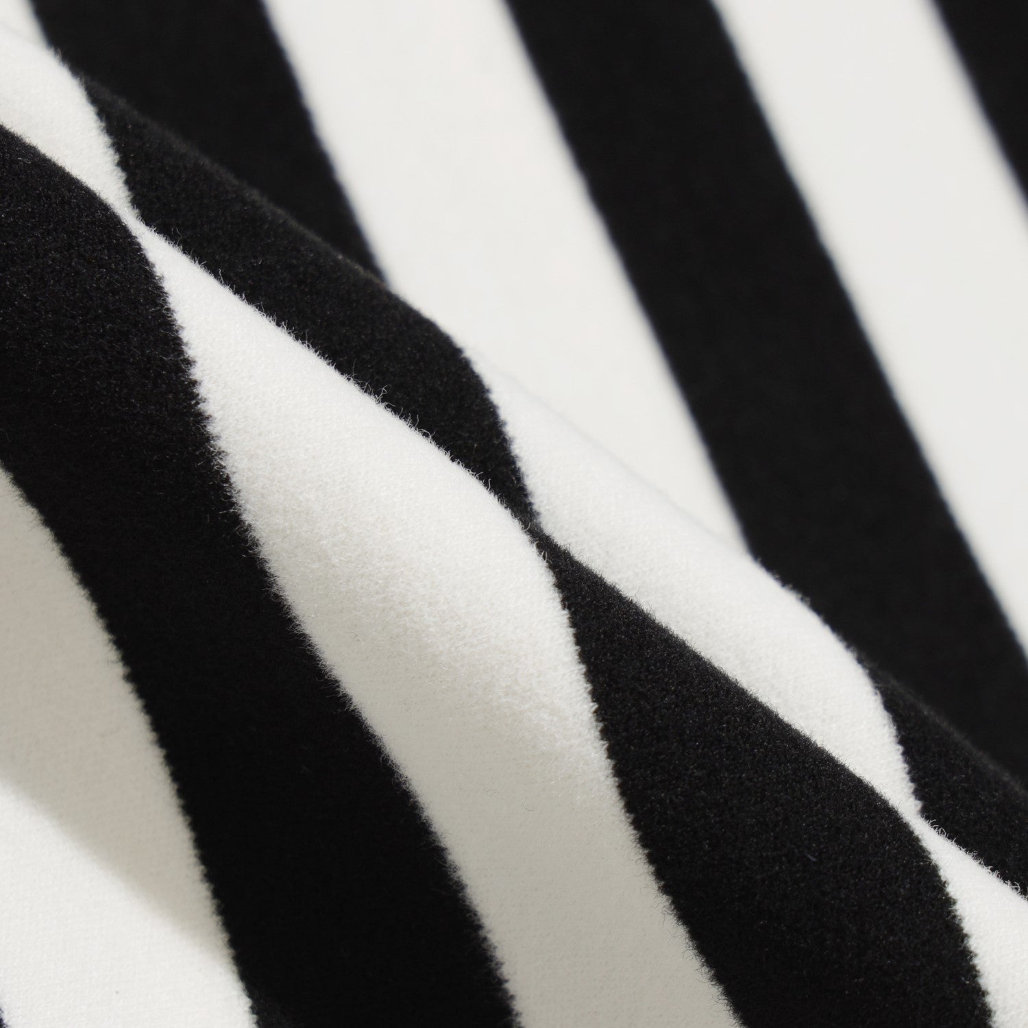 WOMEN ウィンターボーダーハイネックトップス ブラック