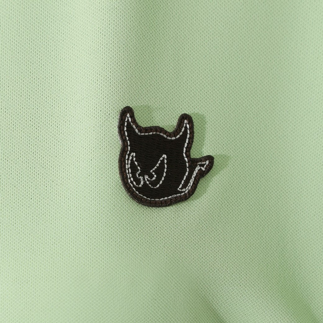WOMEN WAACKY ESSENTIALピケポロシャツ ミント