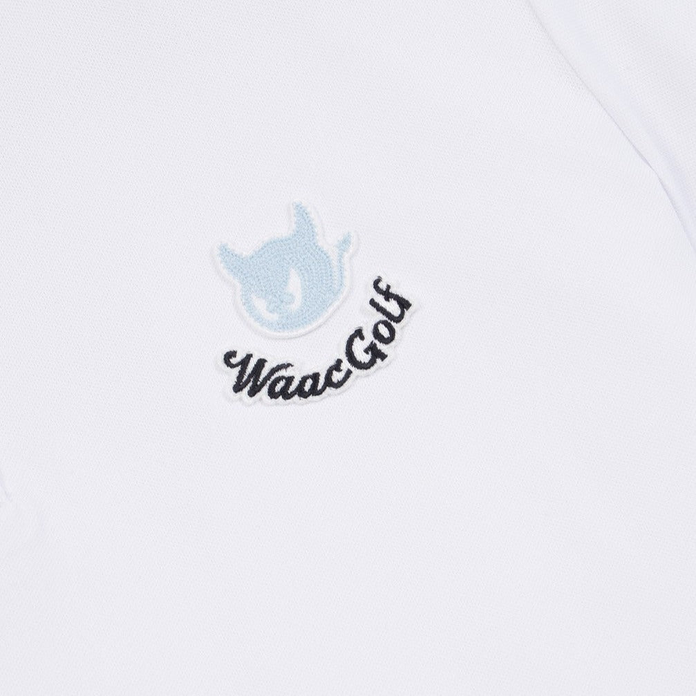 WAAC レディース　ホワイト ロゴトレーナー WOMENS ソフトタッチロゴスウェット アイボリー/072342052