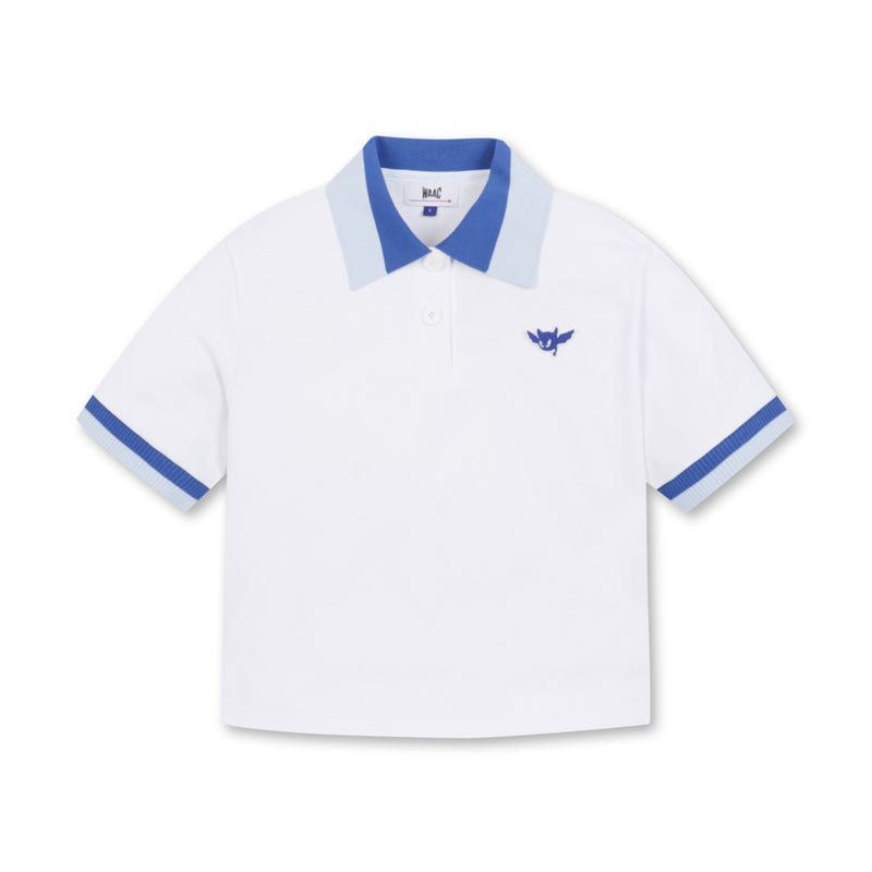 WOMENS FLYING WAACKYクロップドポロ ホワイト/072342090